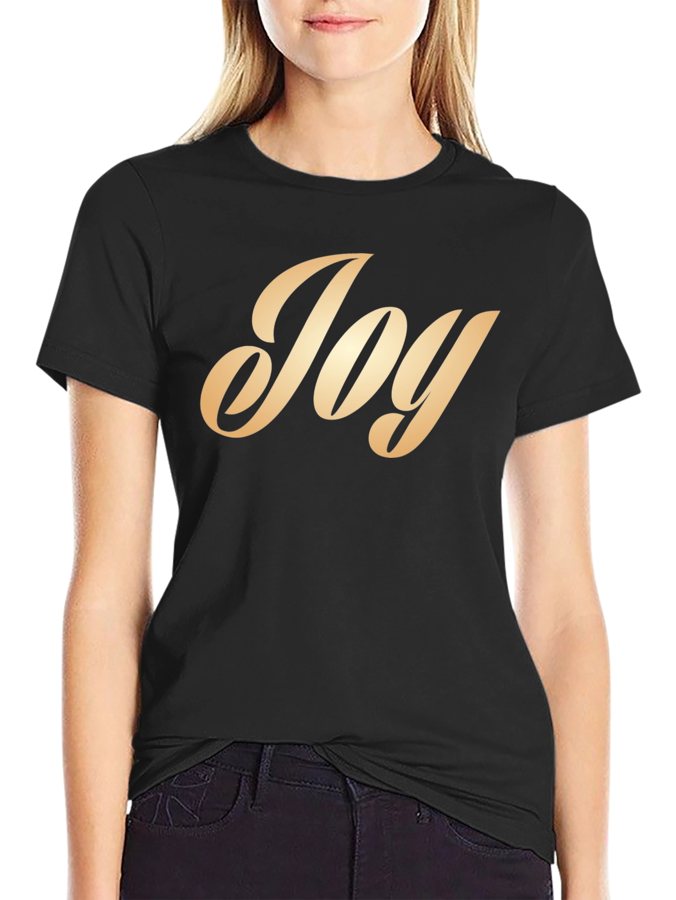 Joy T-Shirt - Stylish Word Graphic Tee