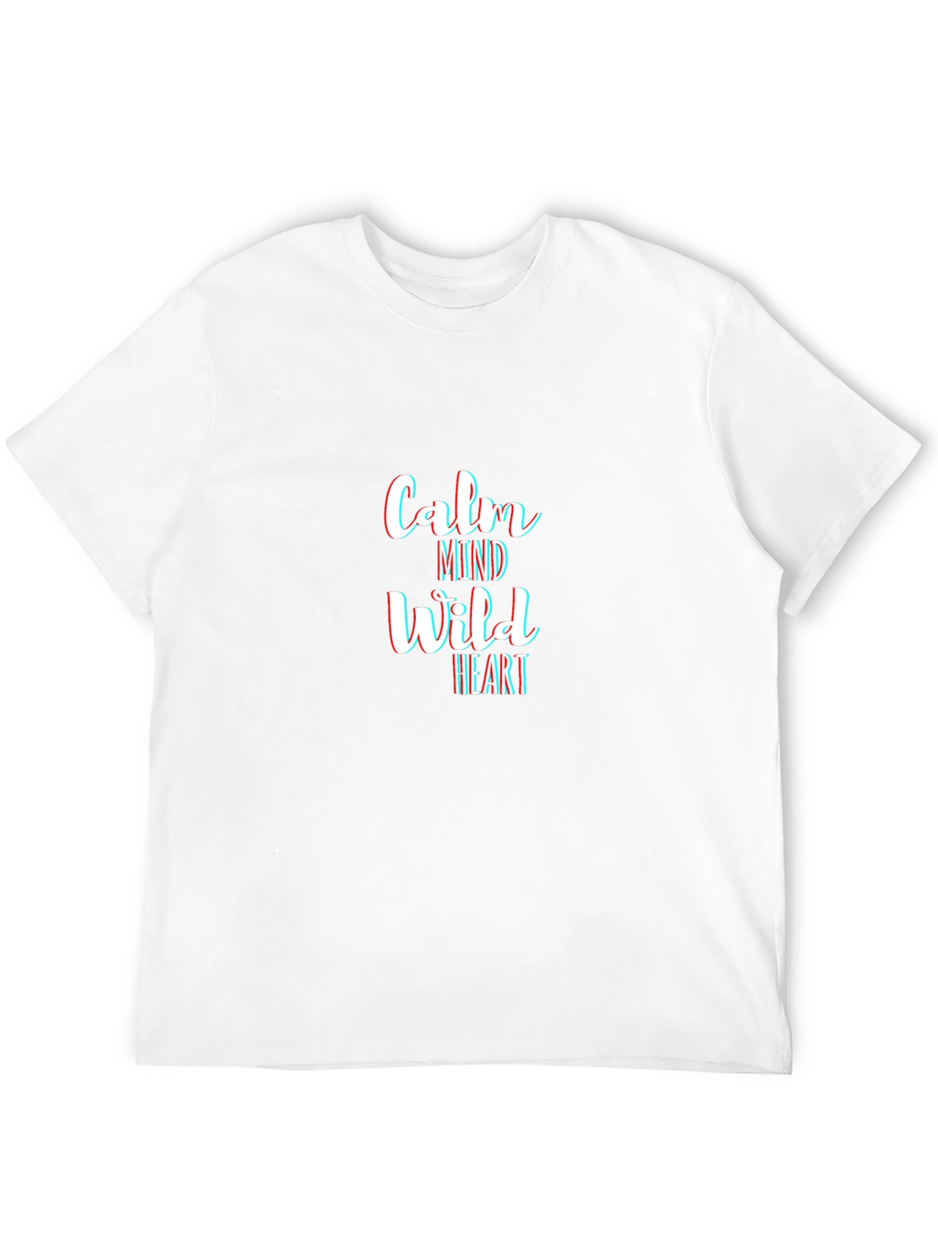Calm Mind Wild Heart Black Graphic Tee