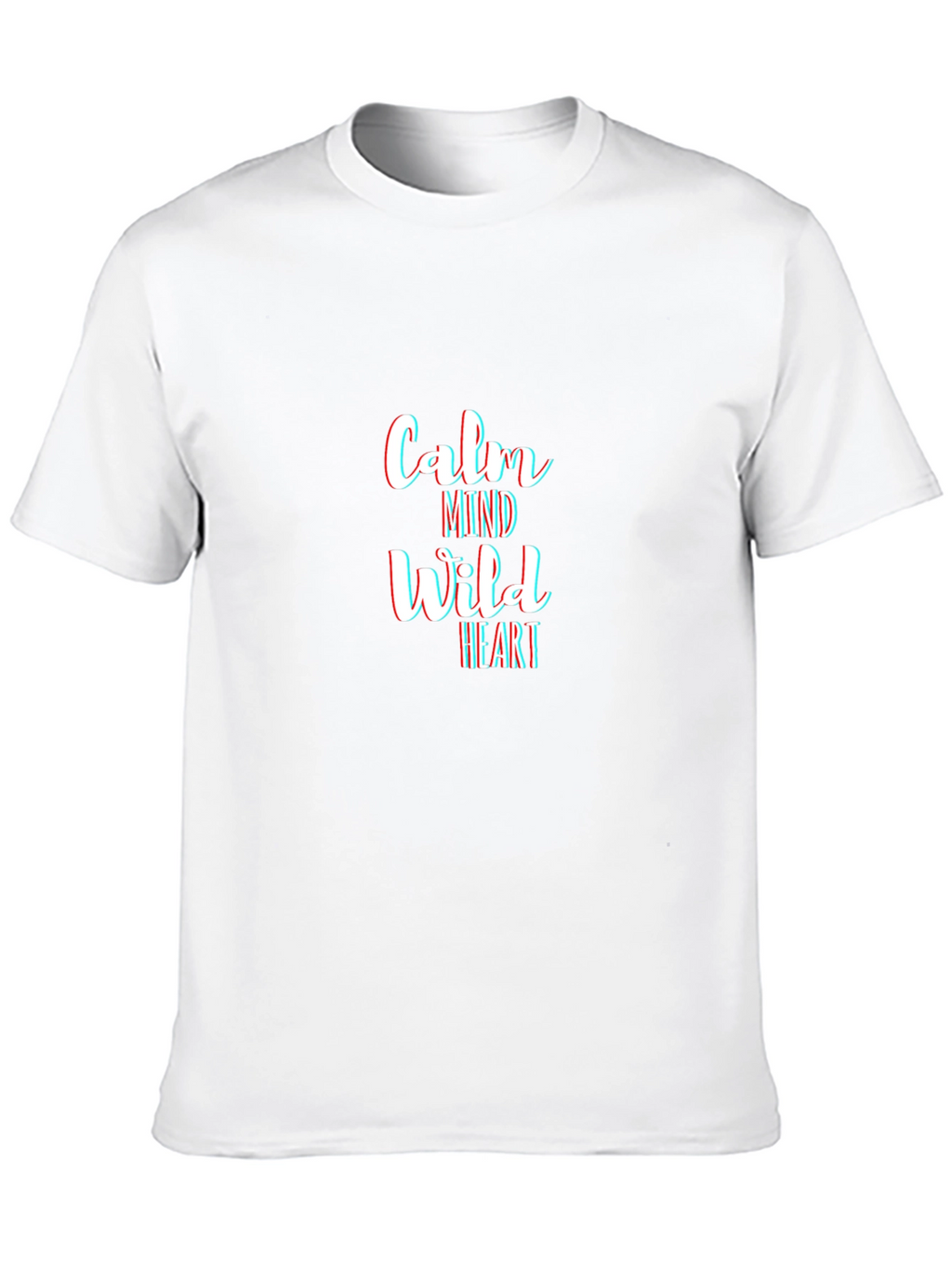 Calm Mind Wild Heart Black Graphic Tee