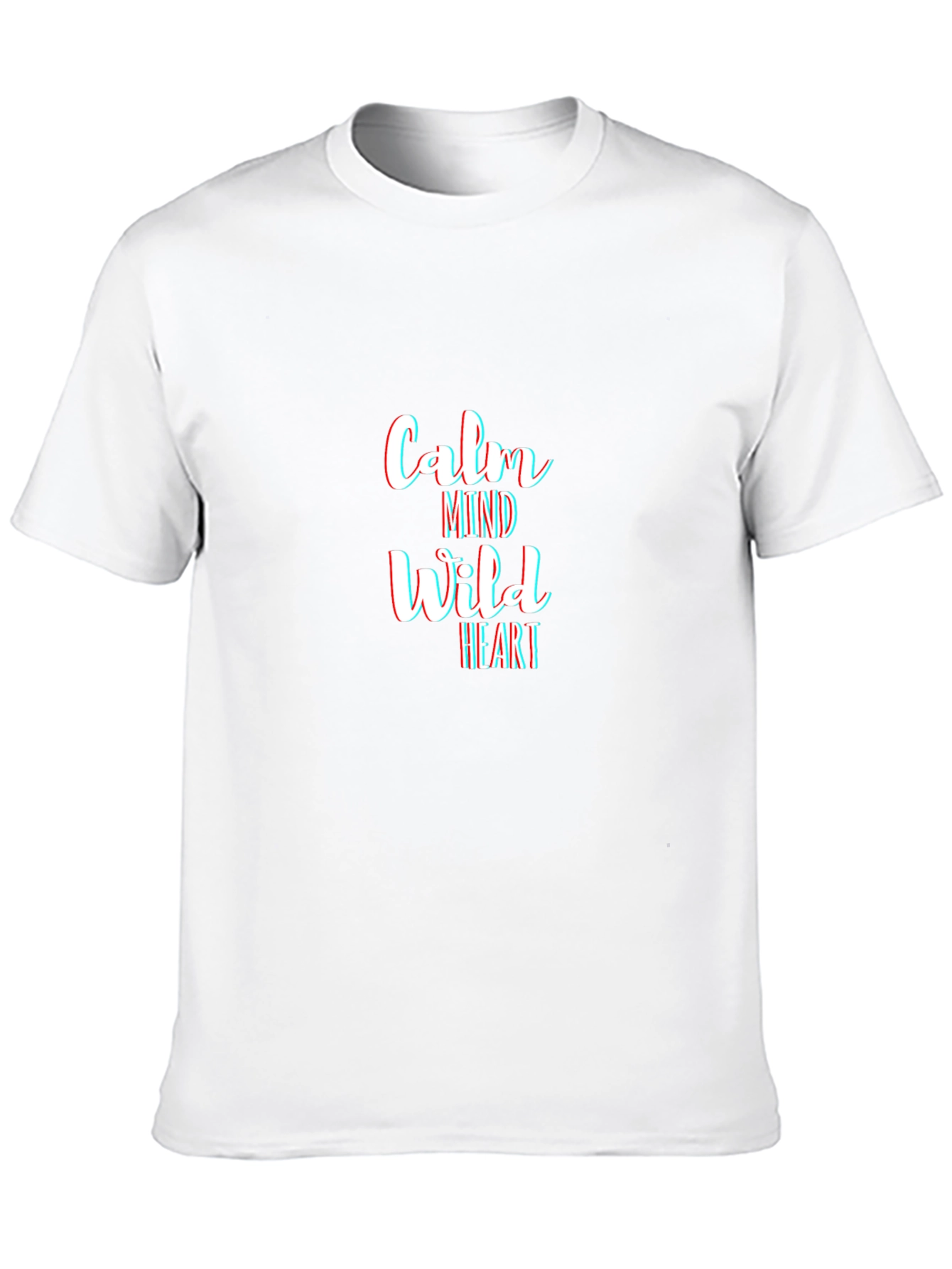 Calm Mind Wild Heart Black Graphic Tee