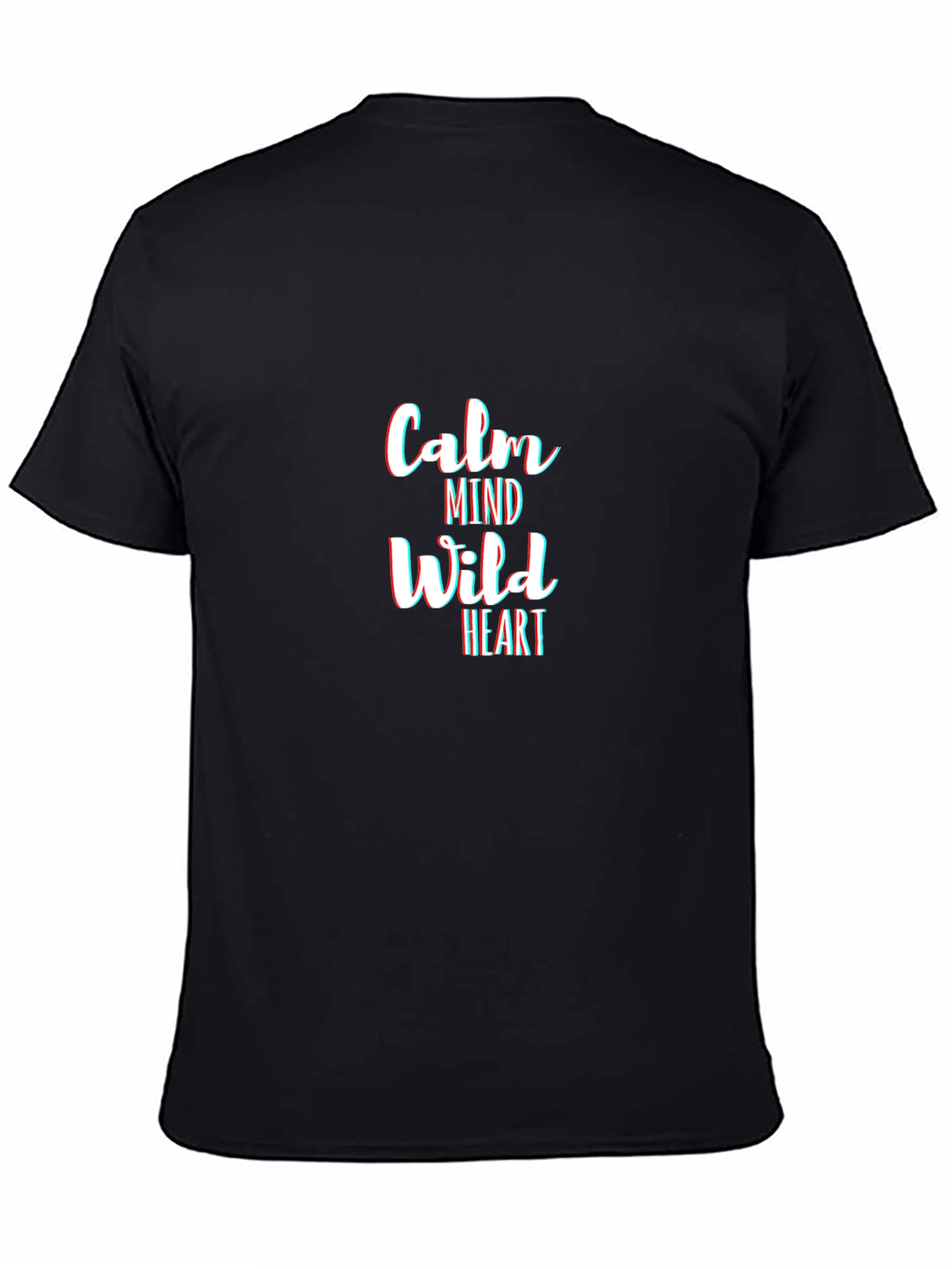 Calm Mind Wild Heart Black Graphic Tee