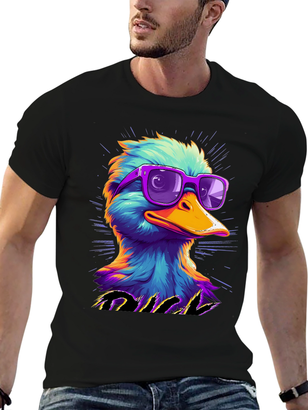Cool Duck Graphic Tee - Retro Style