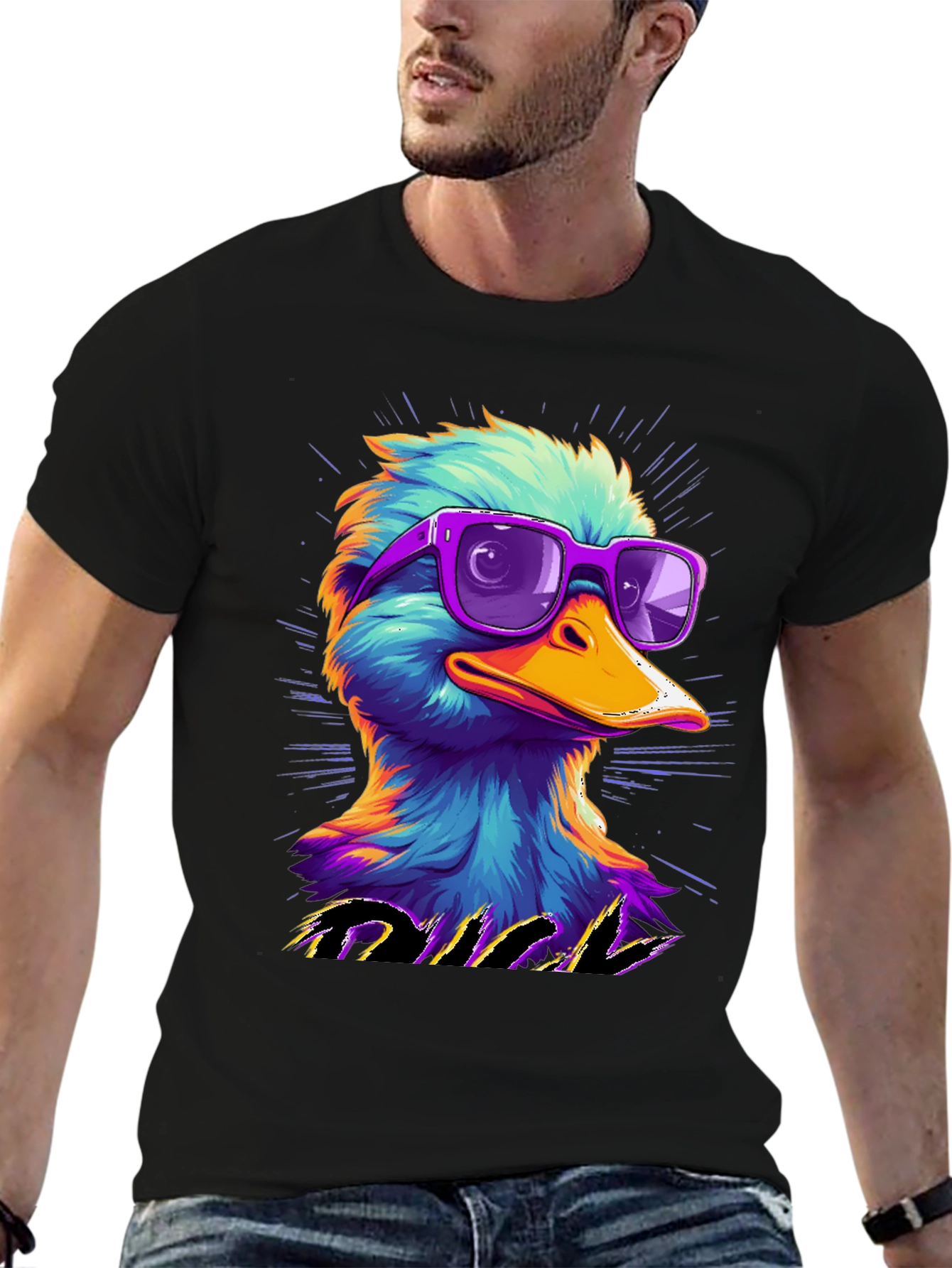 Cool Duck Graphic Tee - Retro Style