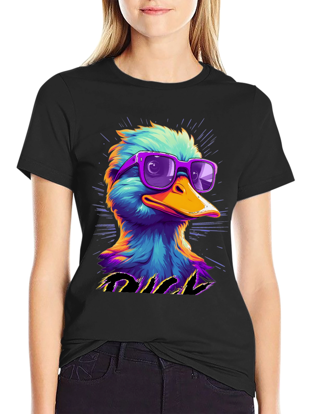 Cool Duck Graphic Tee - Retro Style