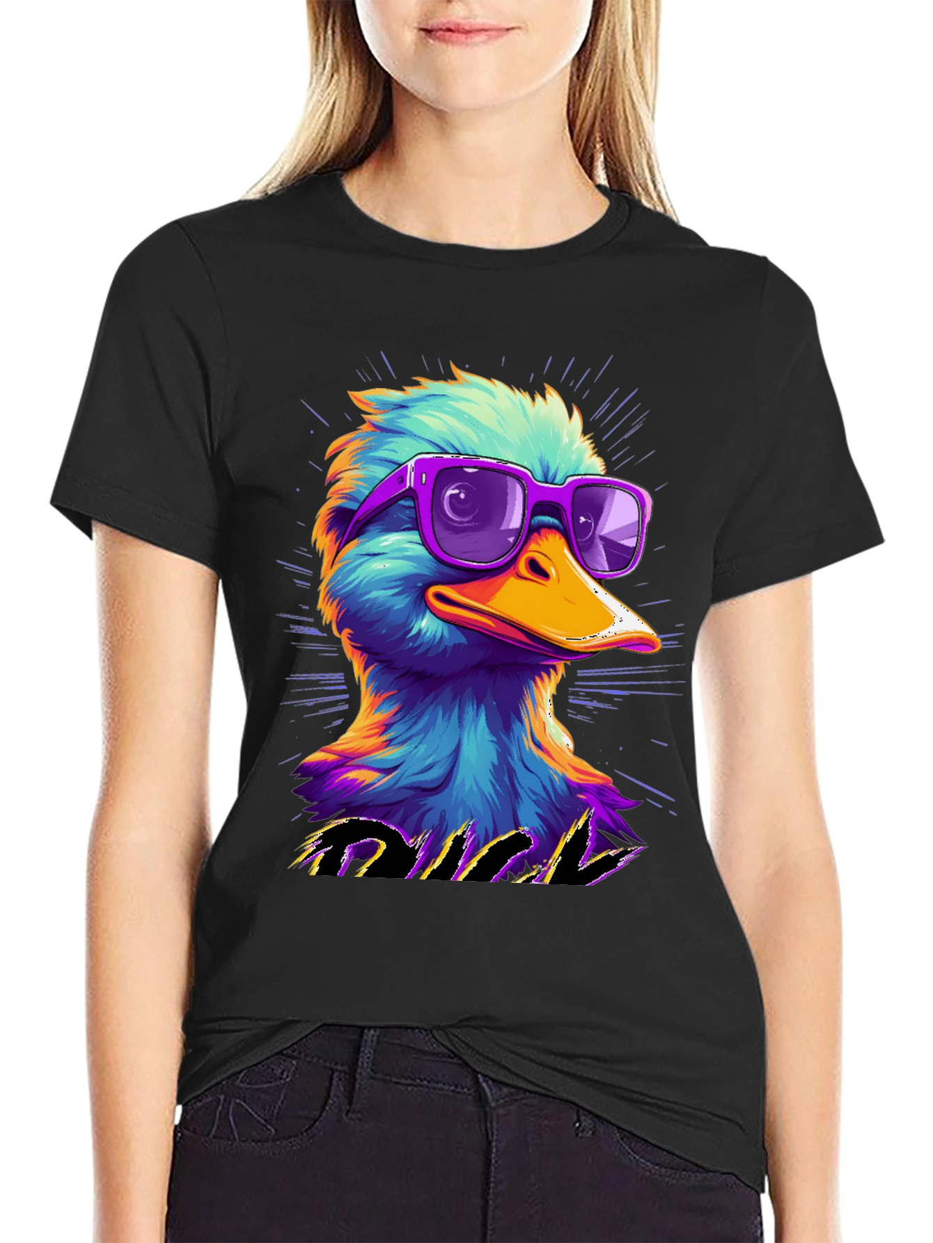 Cool Duck Graphic Tee - Retro Style