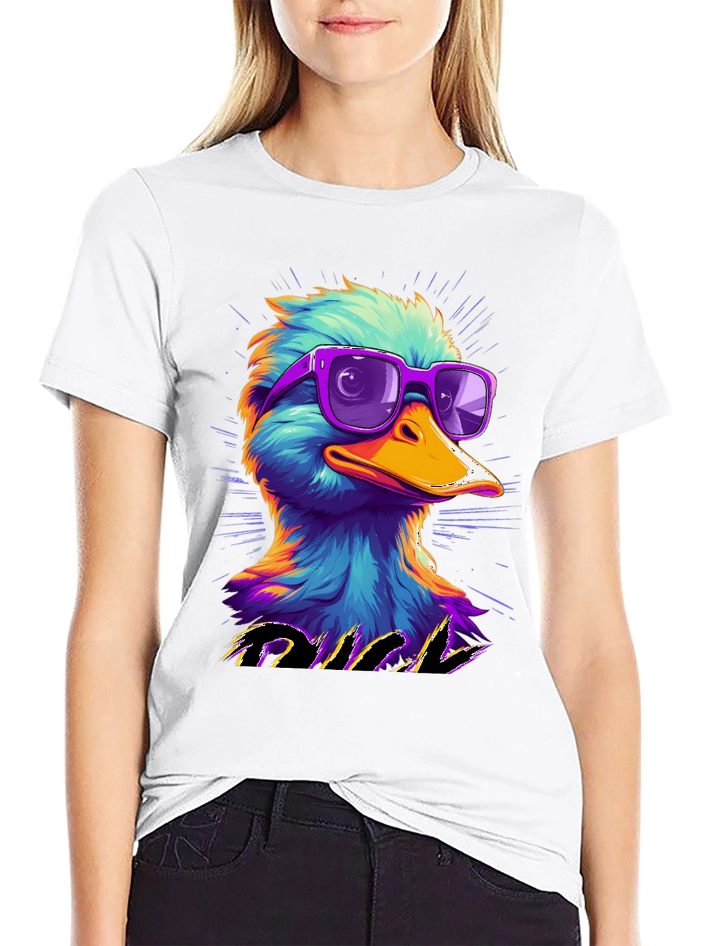 Cool Duck Graphic Tee - Retro Style