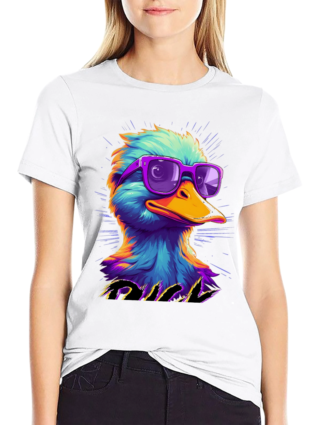 Cool Duck Graphic Tee - Retro Style