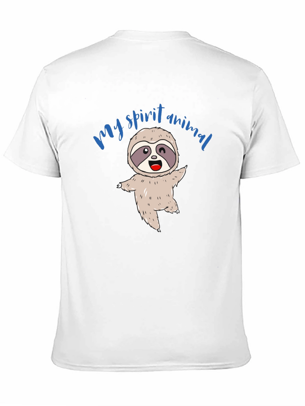 My Spirit Animal Sloth T-Shirt - Unisex Black Tee