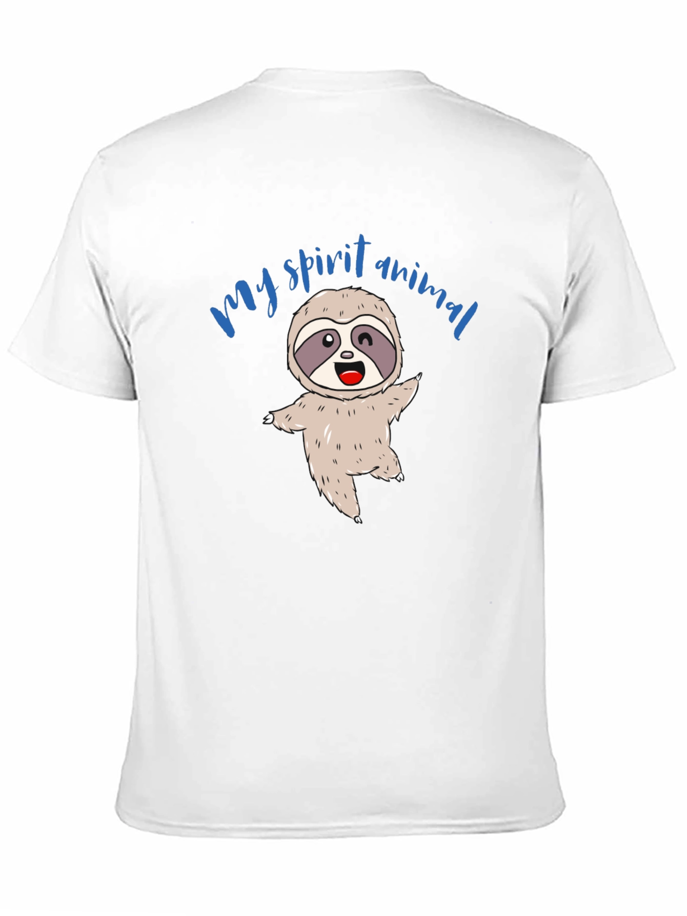 My Spirit Animal Sloth T-Shirt - Unisex Black Tee