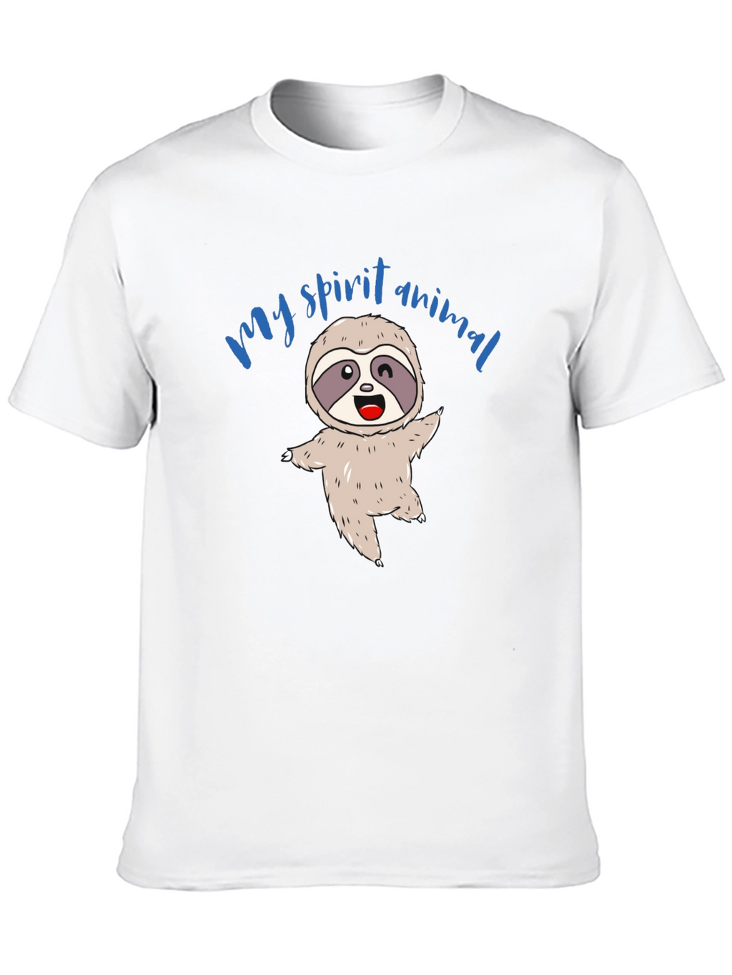 My Spirit Animal Sloth T-Shirt - Unisex Black Tee