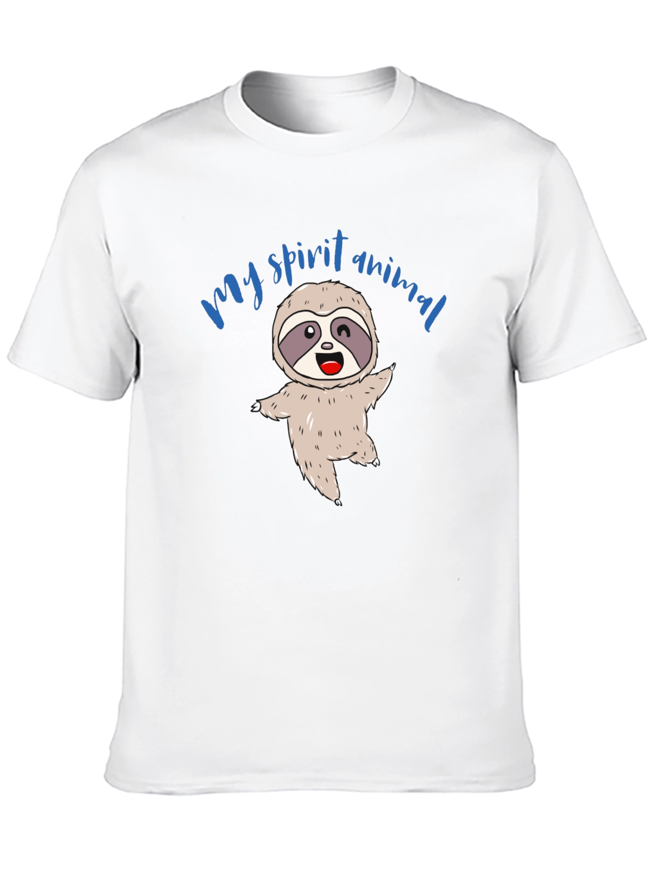 My Spirit Animal Sloth T-Shirt - Unisex Black Tee