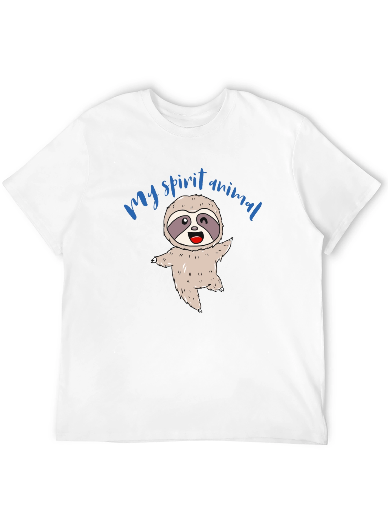 My Spirit Animal Sloth T-Shirt - Unisex Black Tee