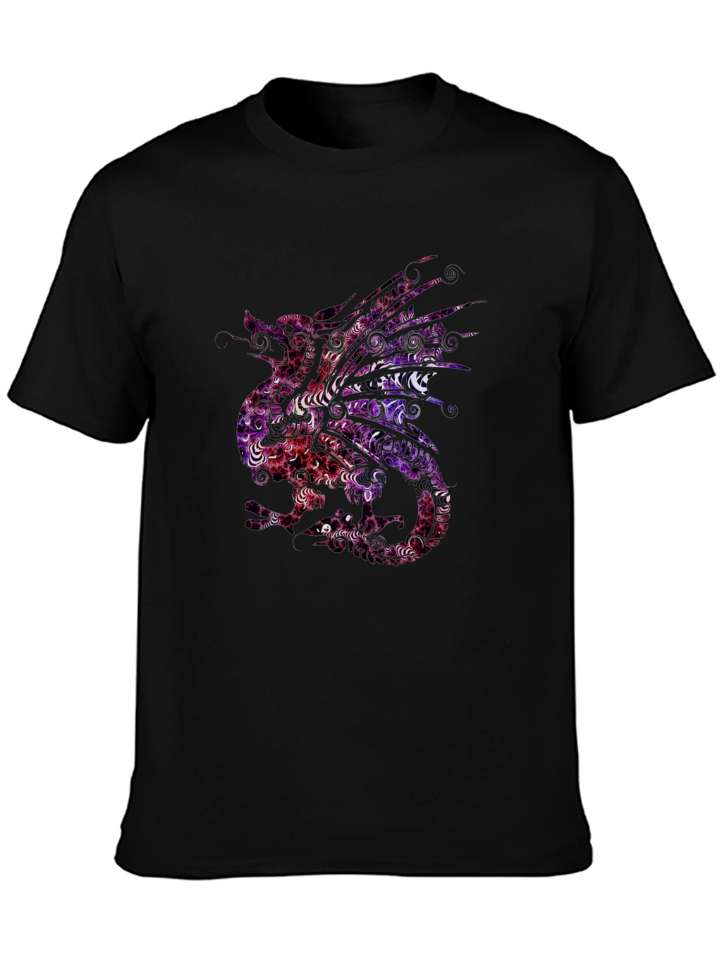 Dragon Art Tee - Unique Graphic Print T-Shirt