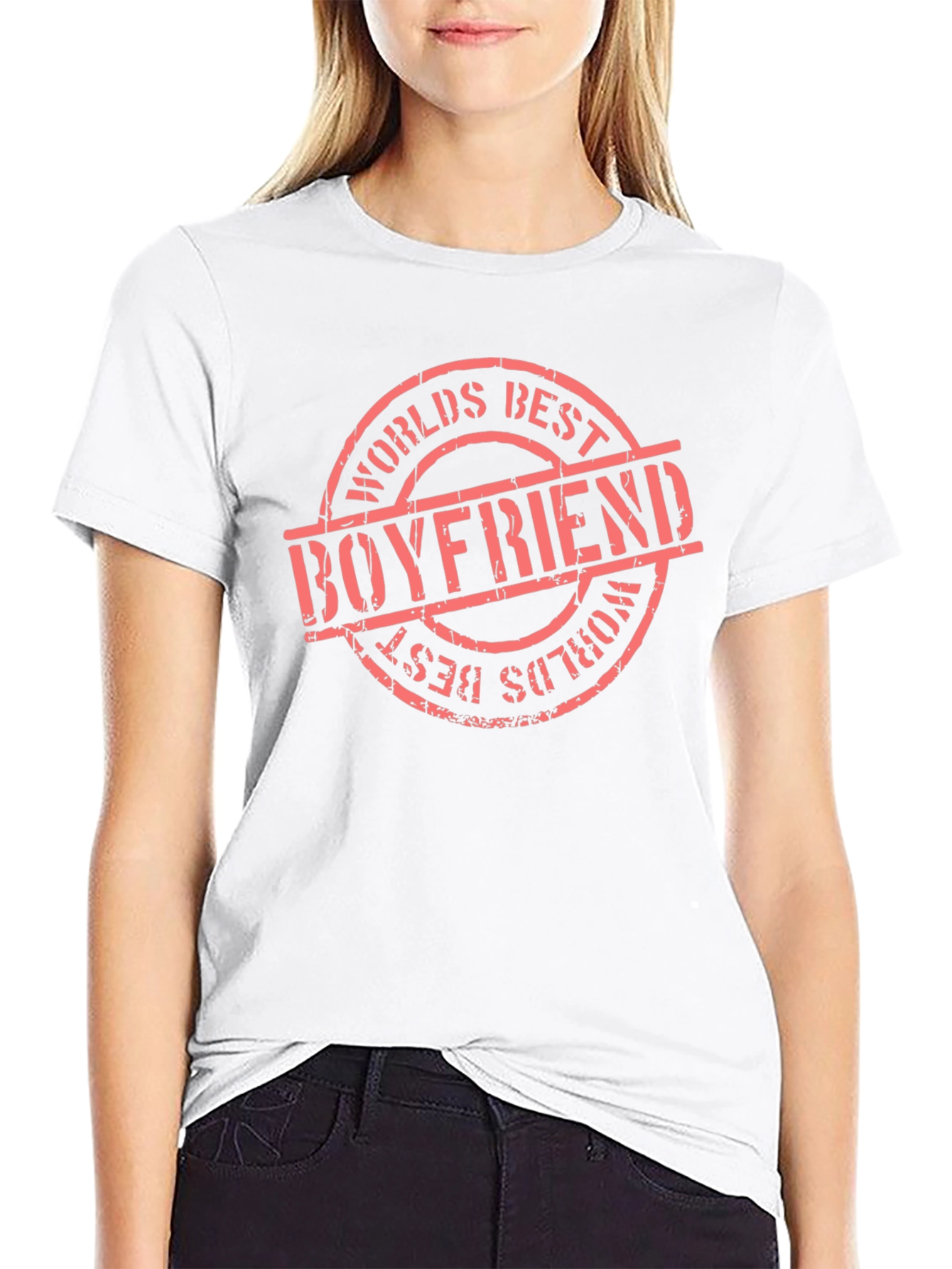 Worlds Best Boyfriend Graphic Tee - Black
