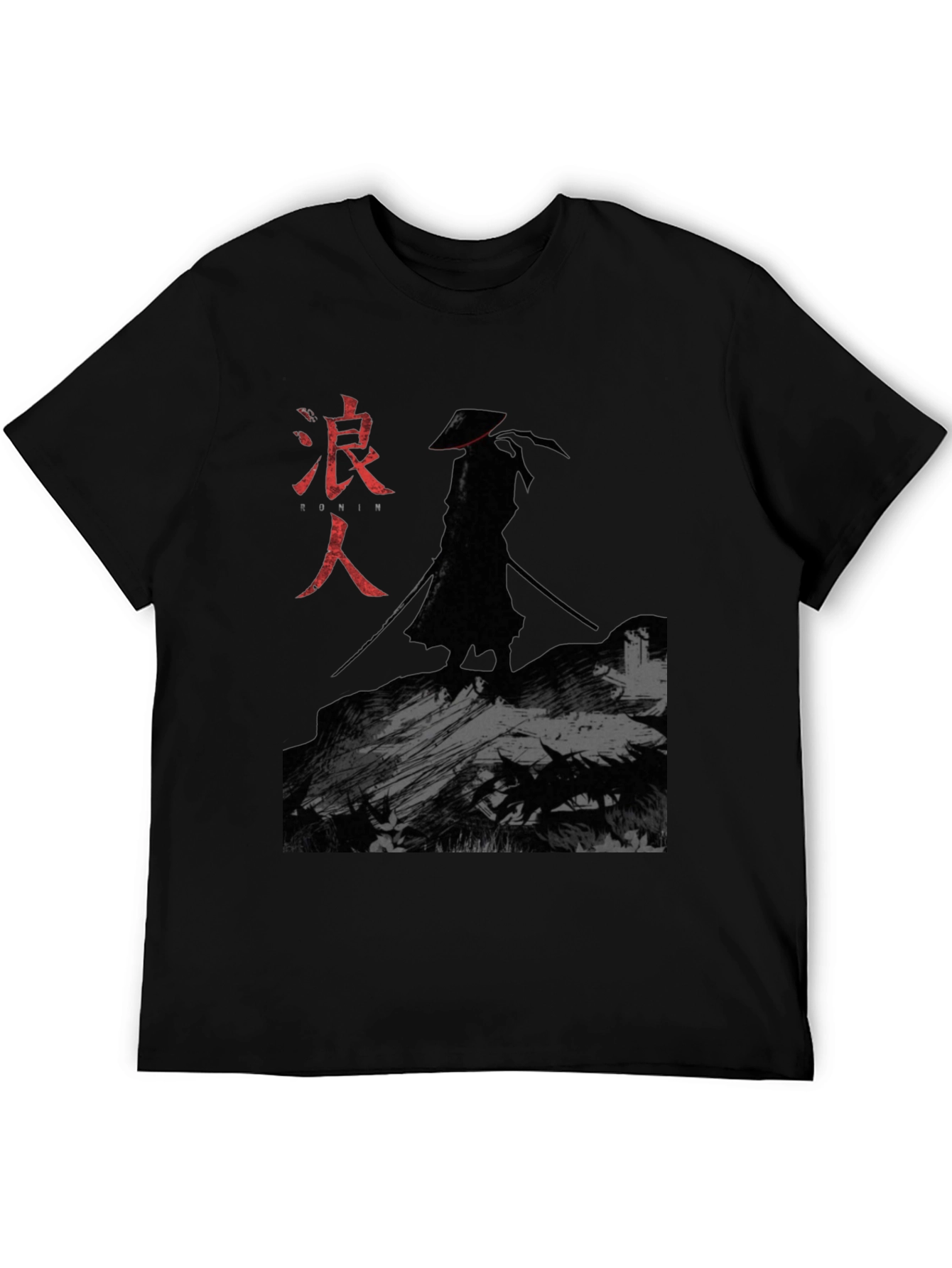 Ronin Samurai Graphic T-Shirt - Black