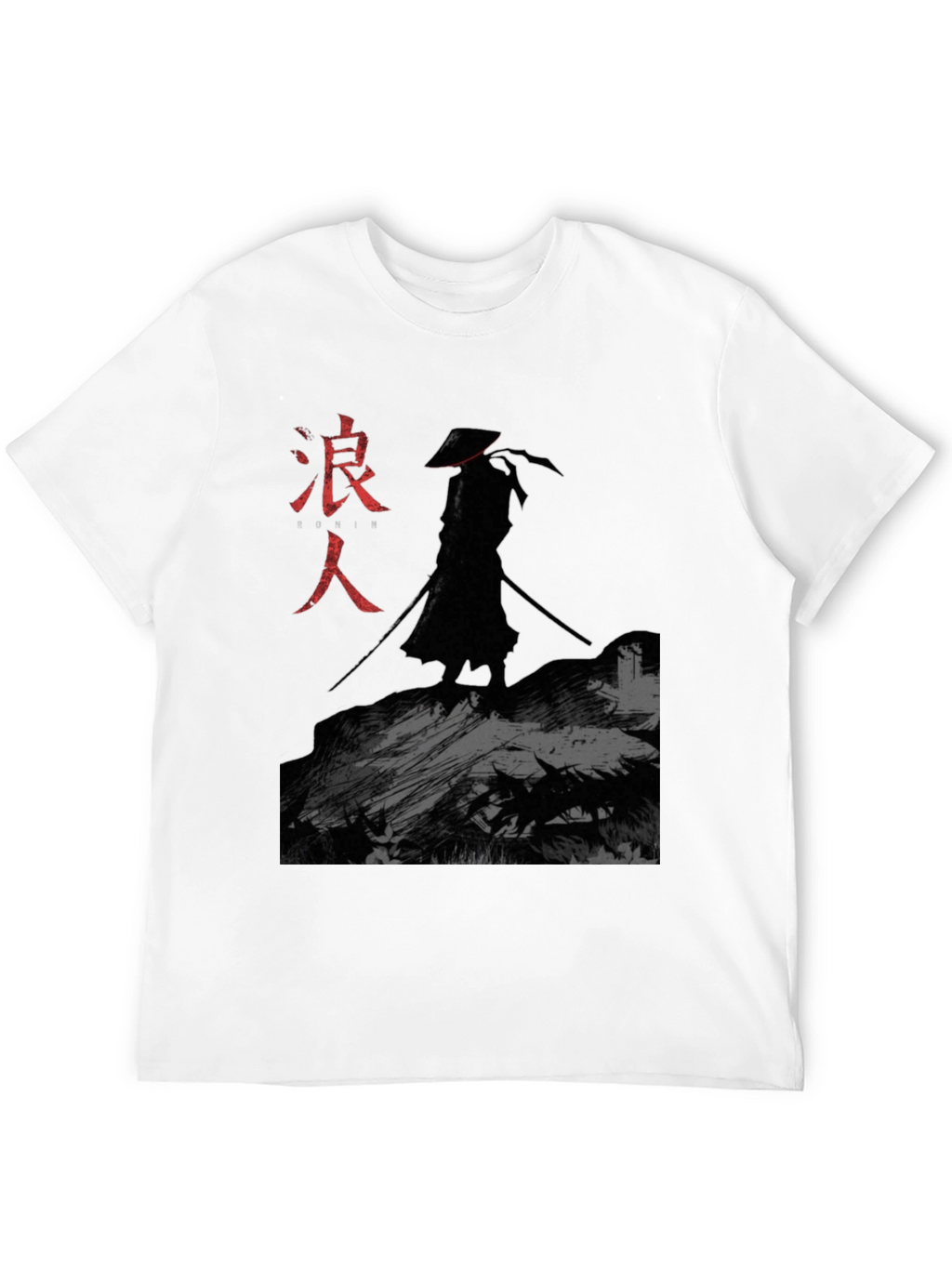 Ronin Samurai Graphic T-Shirt - Black