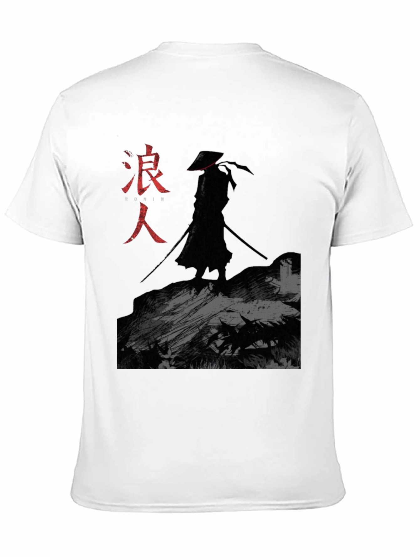 Ronin Samurai Graphic T-Shirt - Black