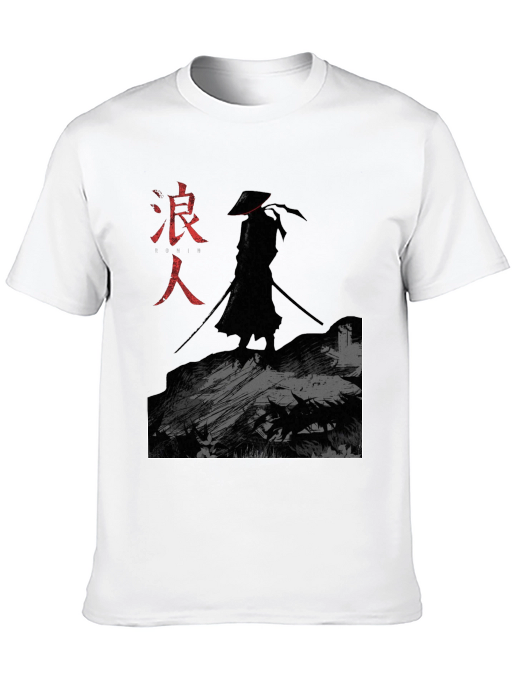 Ronin Samurai Graphic T-Shirt - Black