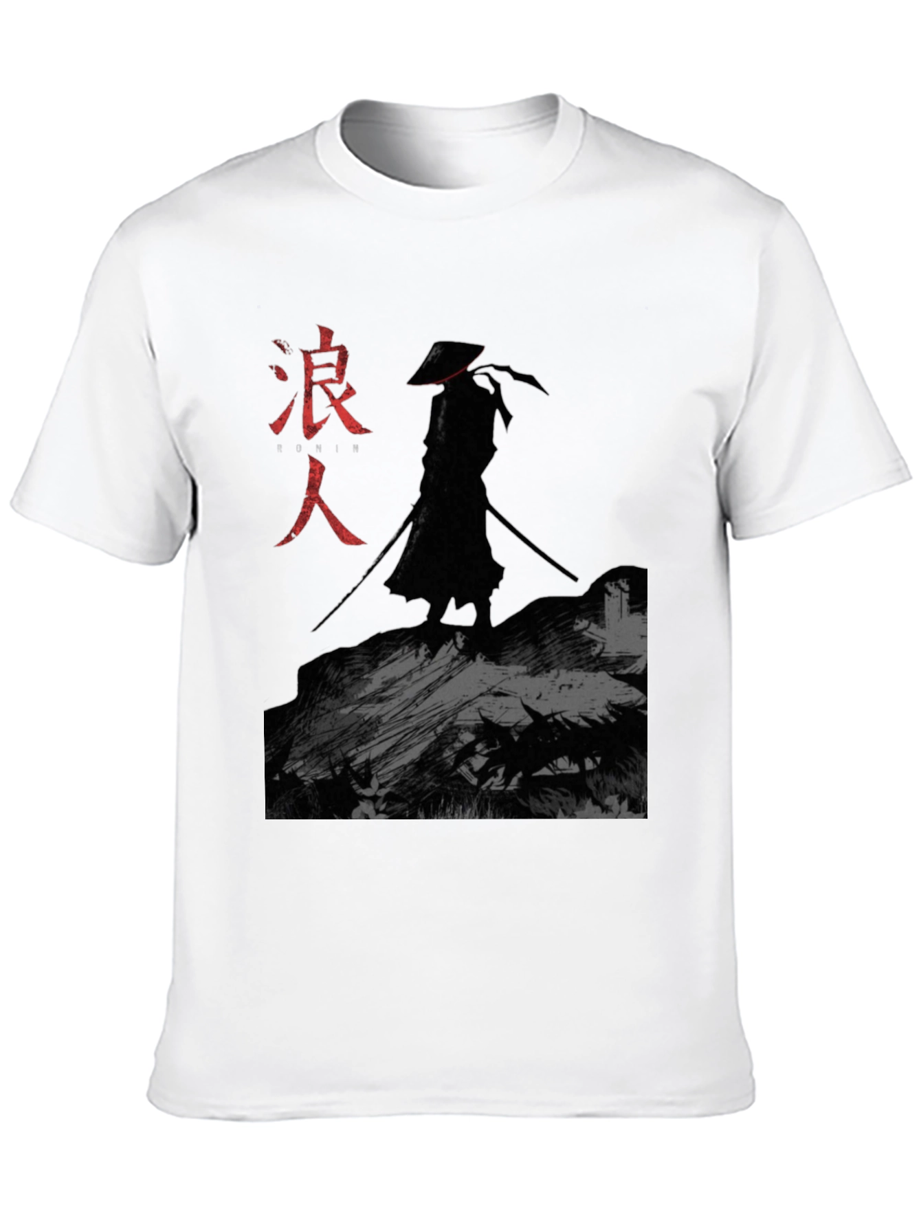 Ronin Samurai Graphic T-Shirt - Black