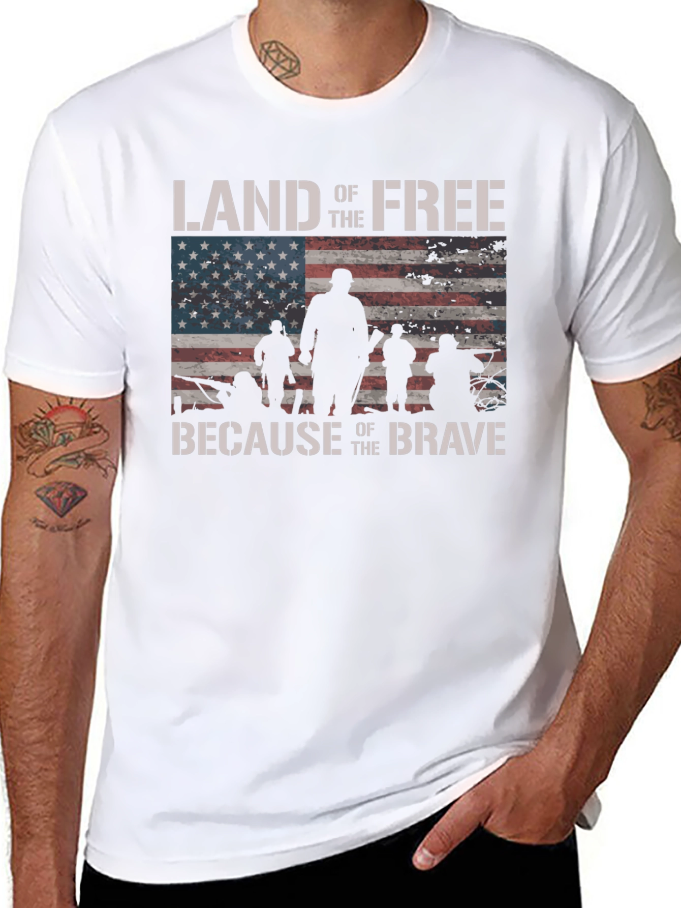 Land of the Free Graphic T-Shirt
