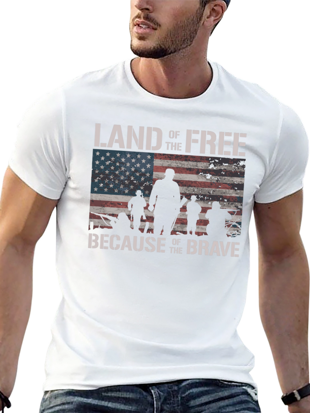 Land of the Free Graphic T-Shirt