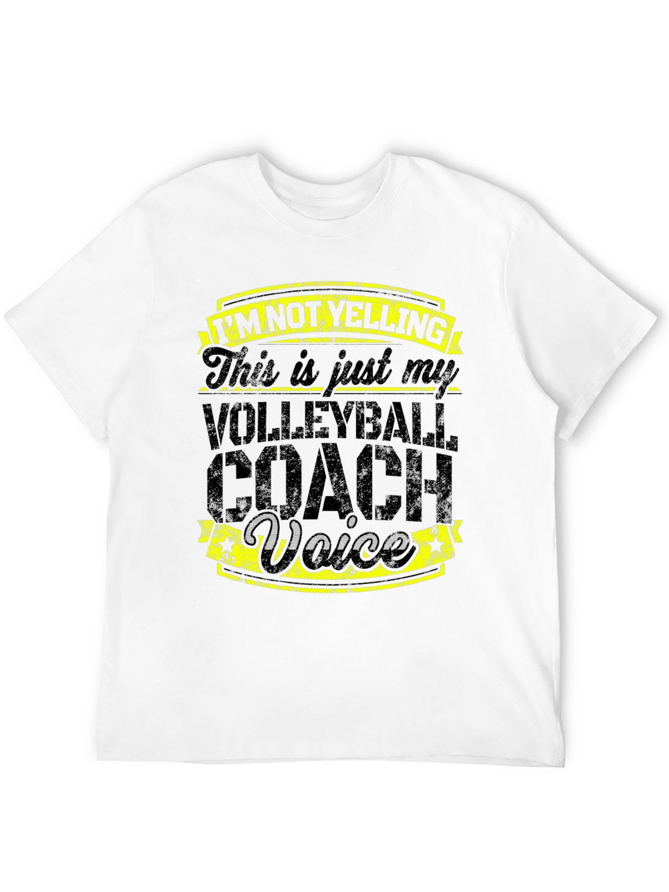 Volleyball Coach Voice Graphic Tee