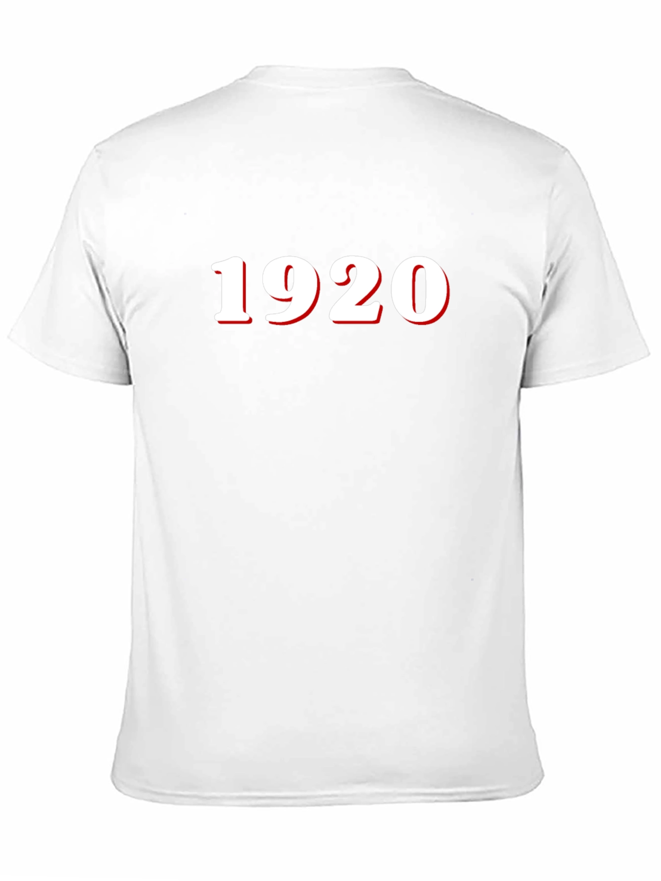 1920 Print Black T-Shirt