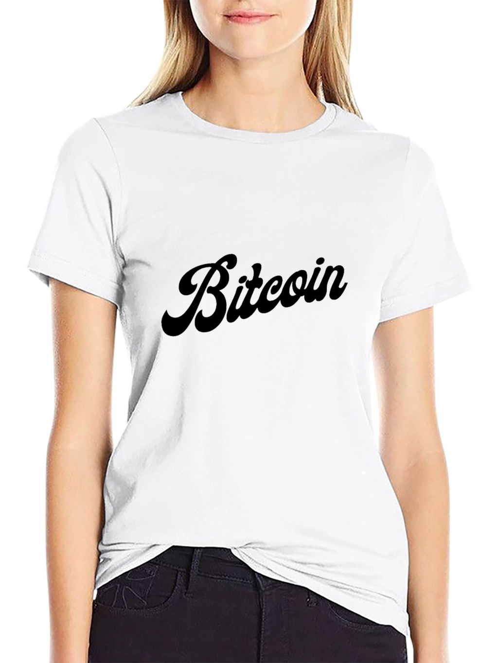 Bitcoin Graphic T-Shirt - Soft Black Tee