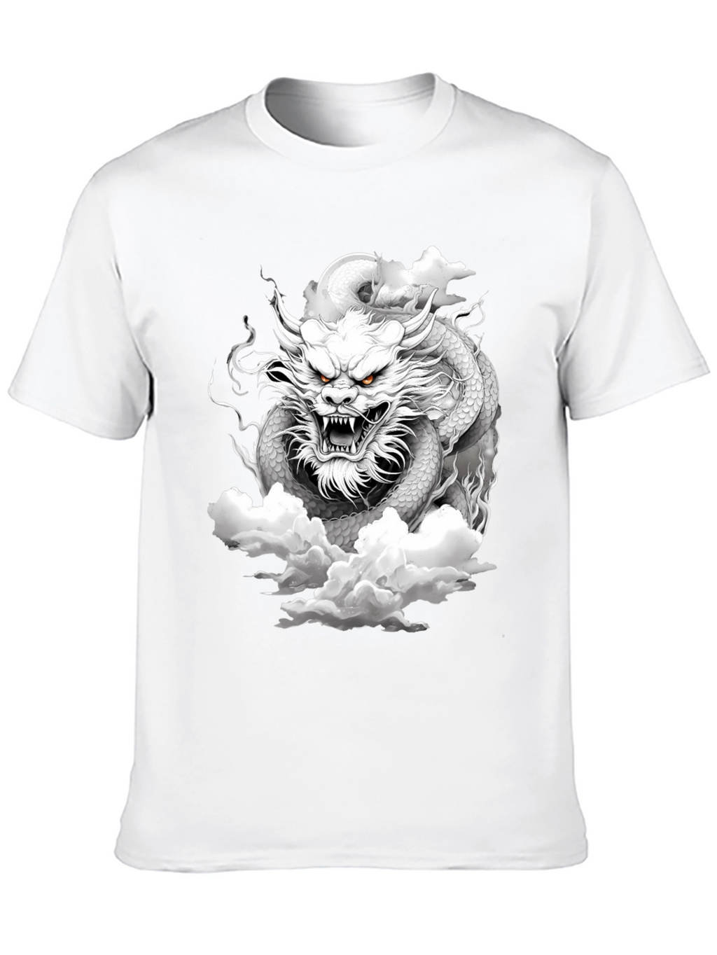 Dragon Graphic Tee - Black