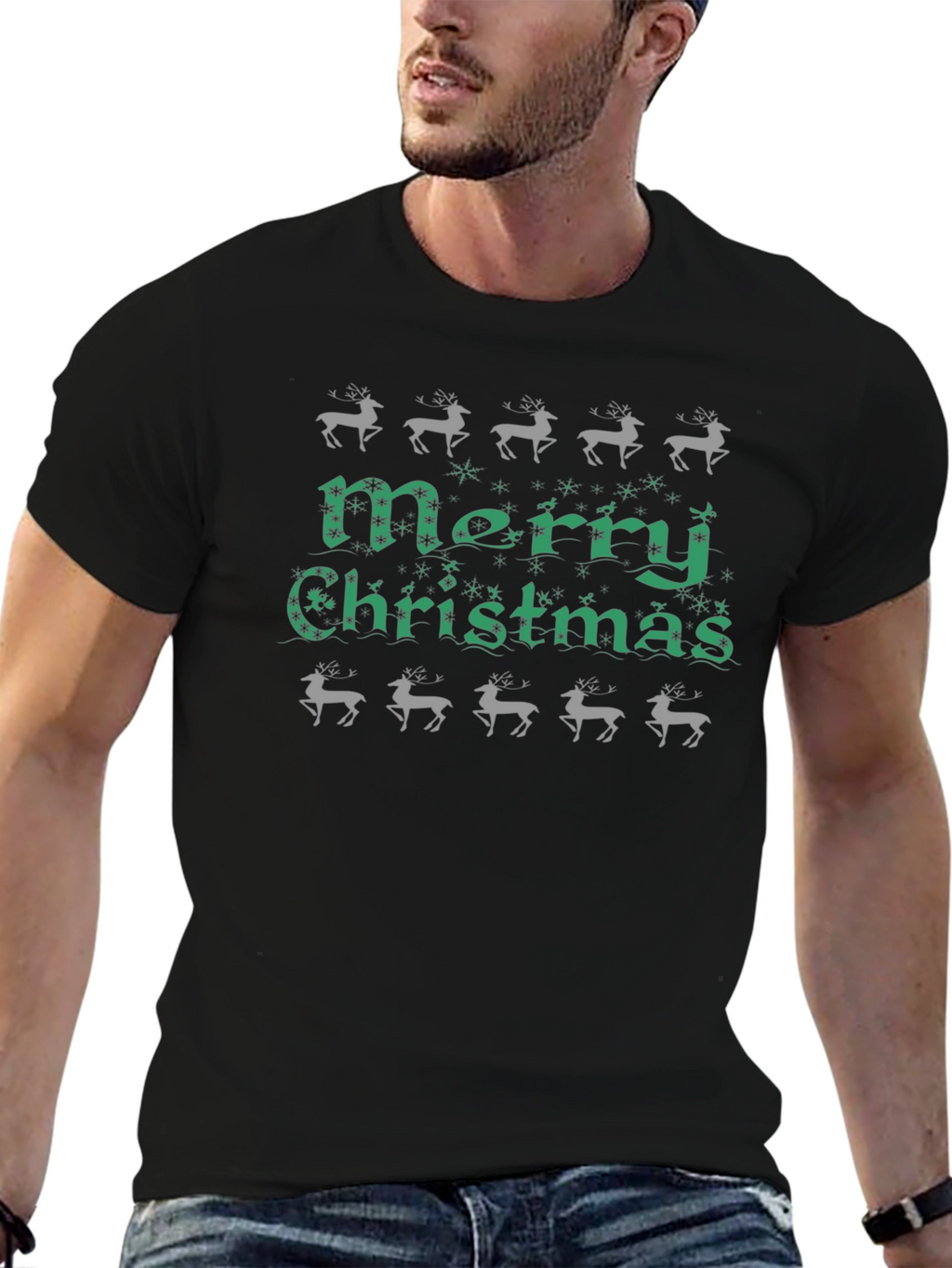 Merry Christmas Deer T-Shirt