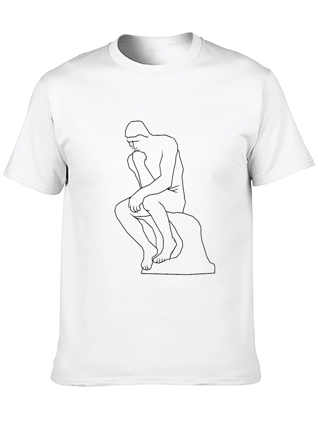 The Thinker Graphic Tee - Premium Comfort