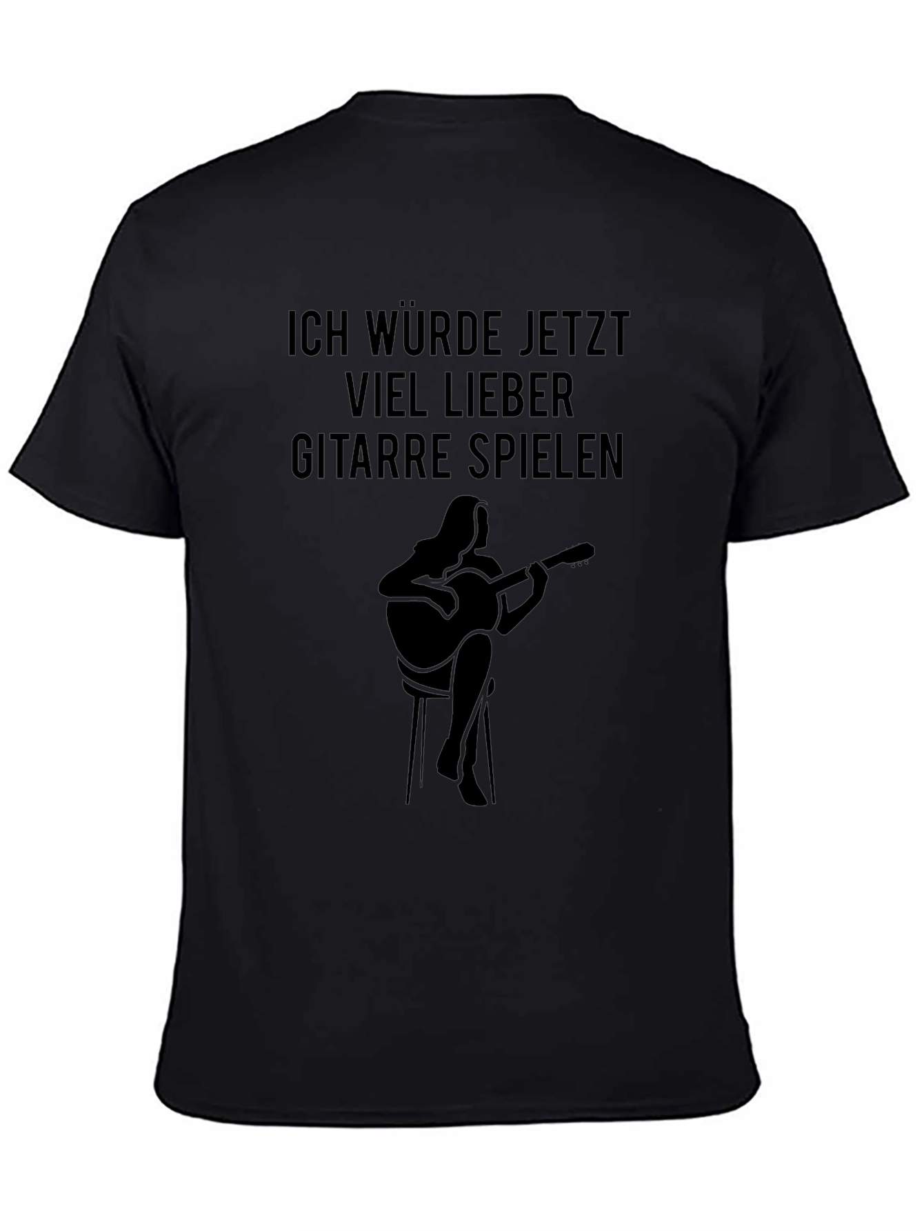 Guitar Player T-Shirt - Id Rather Play Guitar