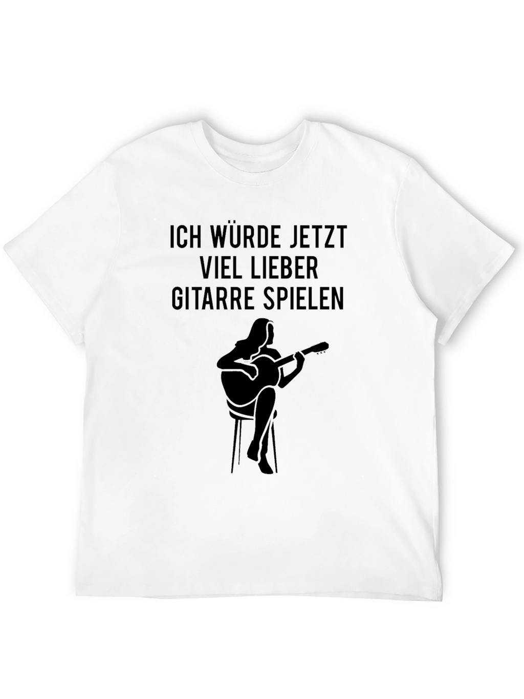 Guitar Player T-Shirt - Id Rather Play Guitar