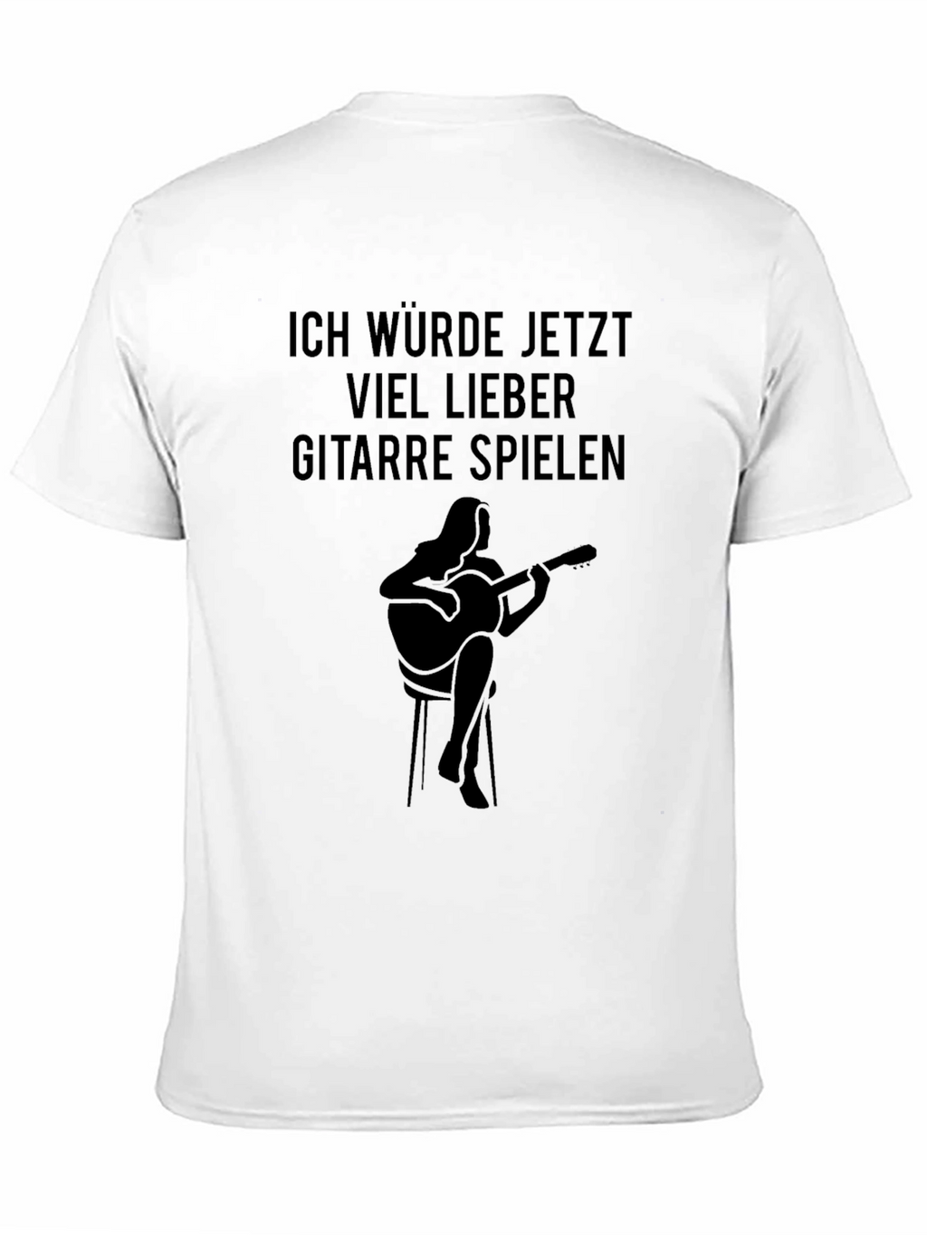 Guitar Player T-Shirt - Id Rather Play Guitar