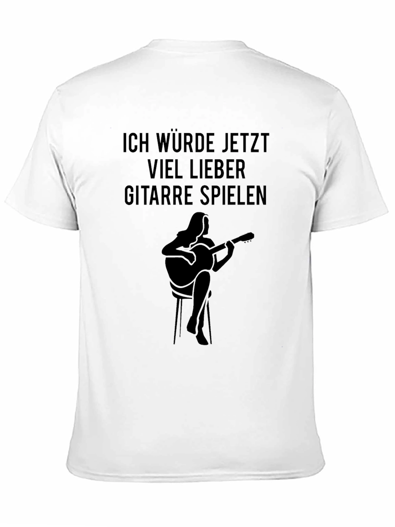 Guitar Player T-Shirt - Id Rather Play Guitar