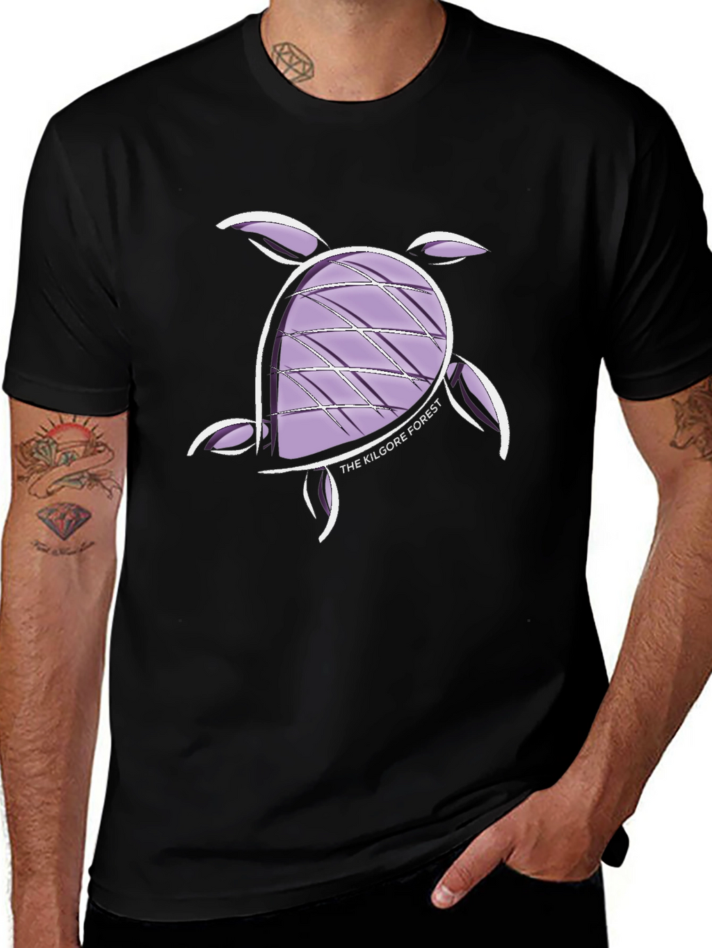 Kilgore Forest Turtle T-Shirt - Black