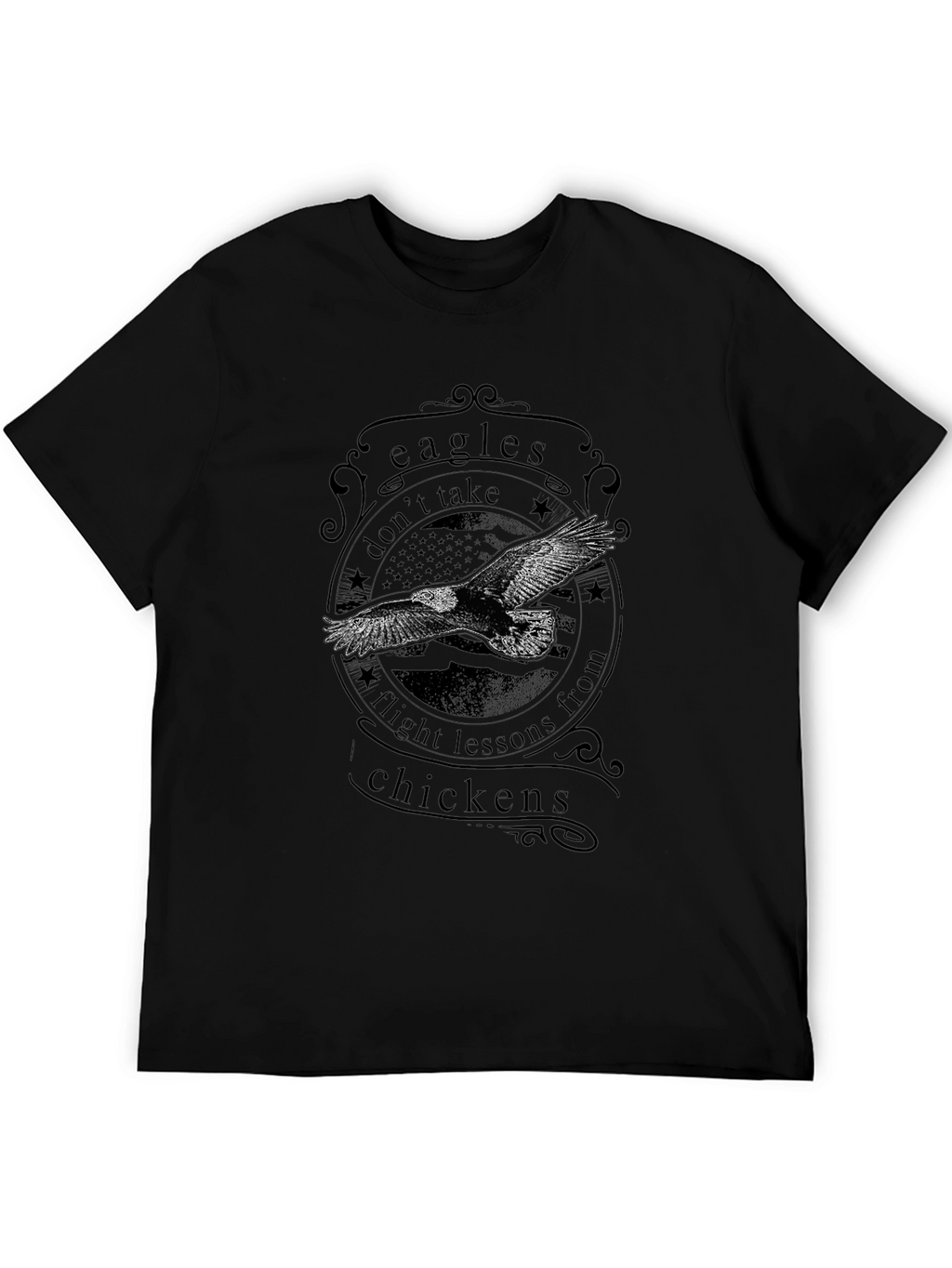 Eagles Dont Take Flight Lessons Graphic Tee