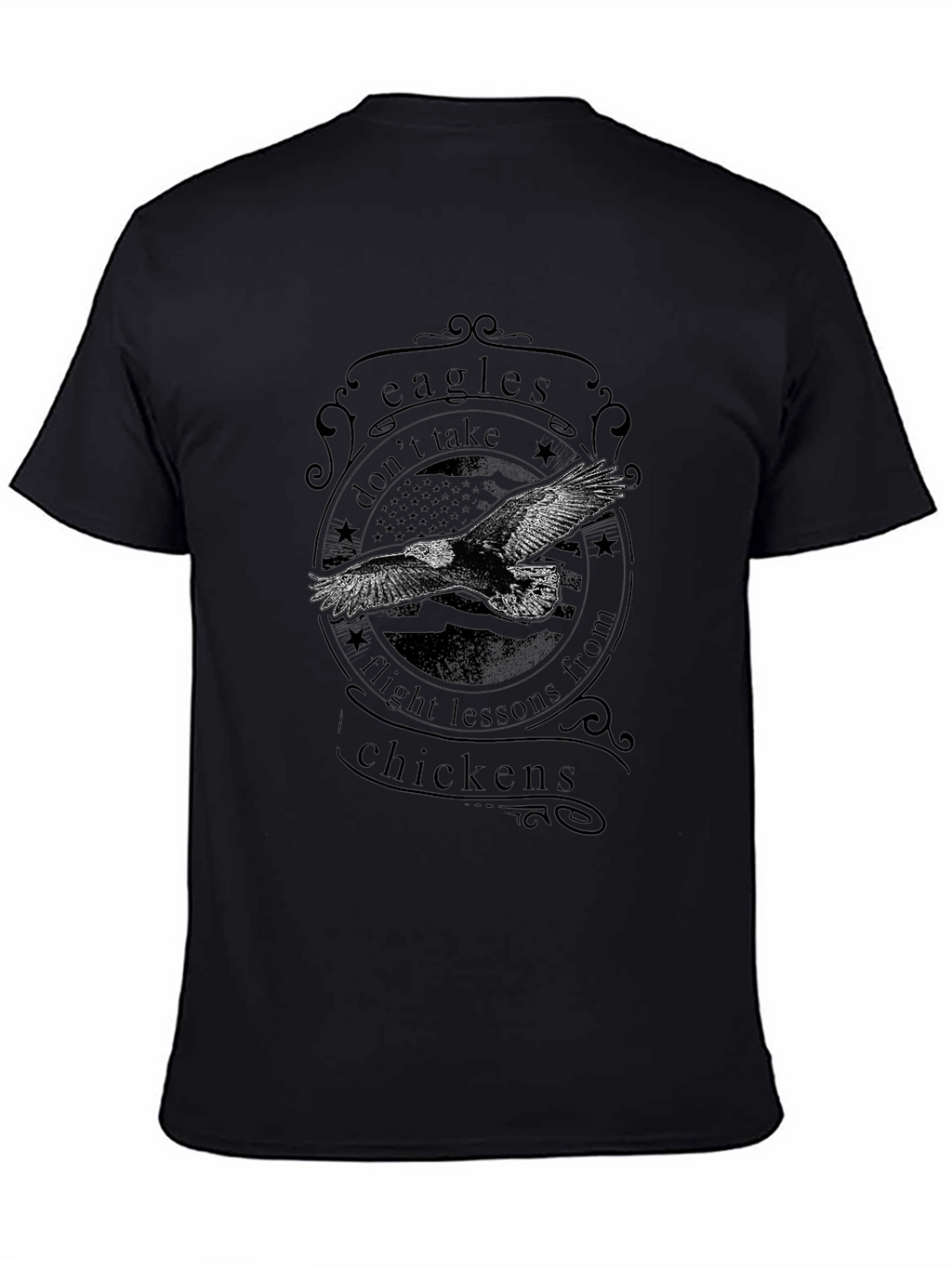 Eagles Dont Take Flight Lessons Graphic Tee