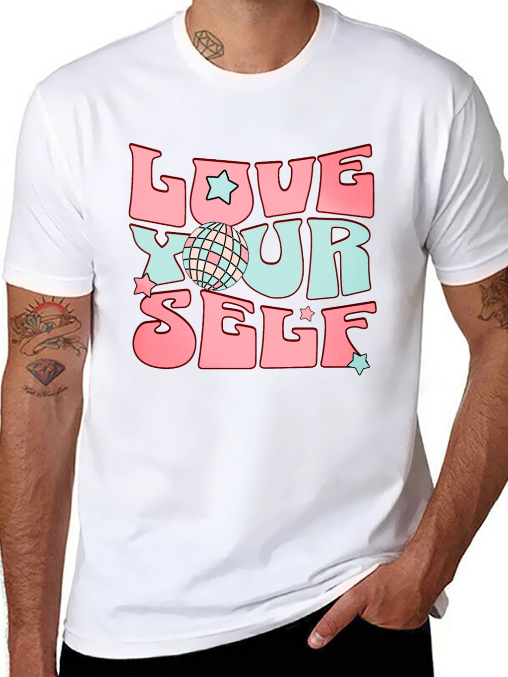 Retro Love Yourself Graphic T-Shirt
