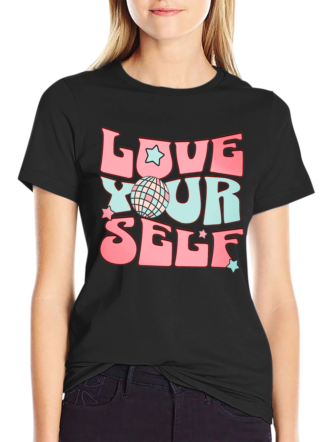 Retro Love Yourself Graphic T-Shirt
