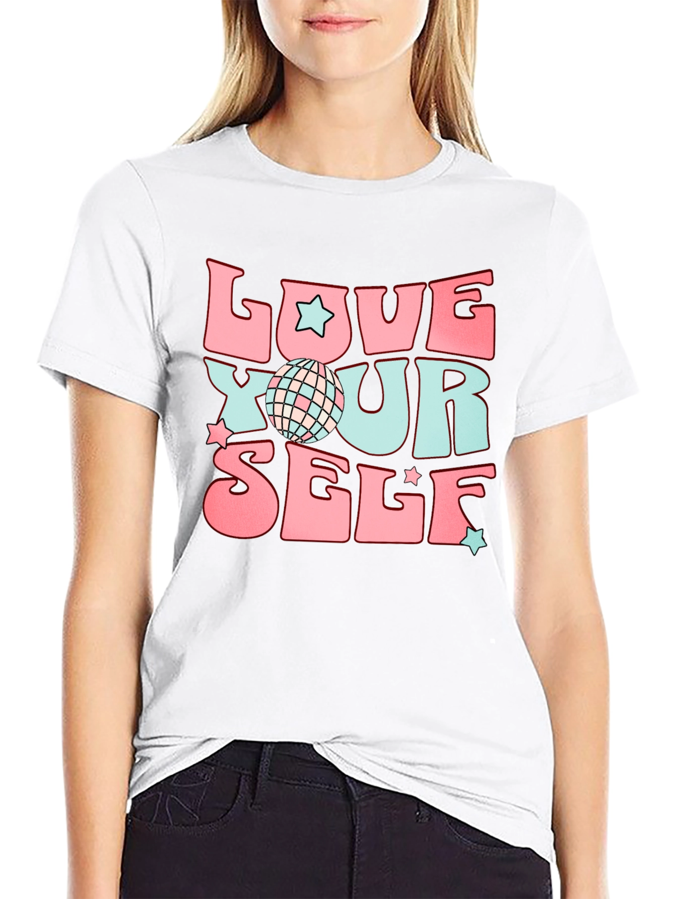 Retro Love Yourself Graphic T-Shirt
