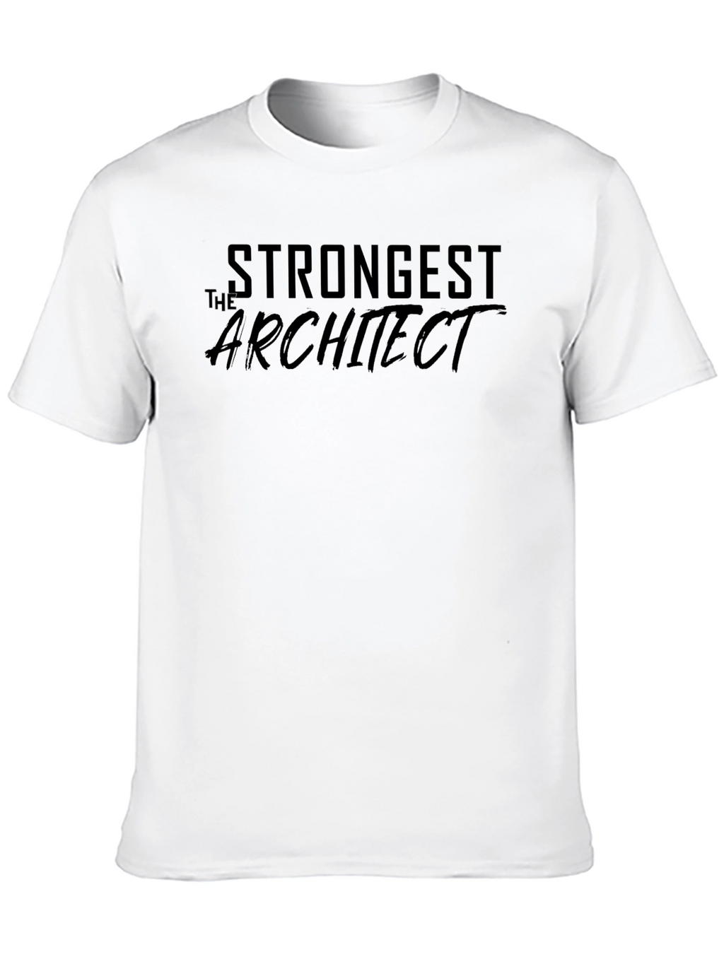 Strongest Architect Graphic Tee - Cool Design