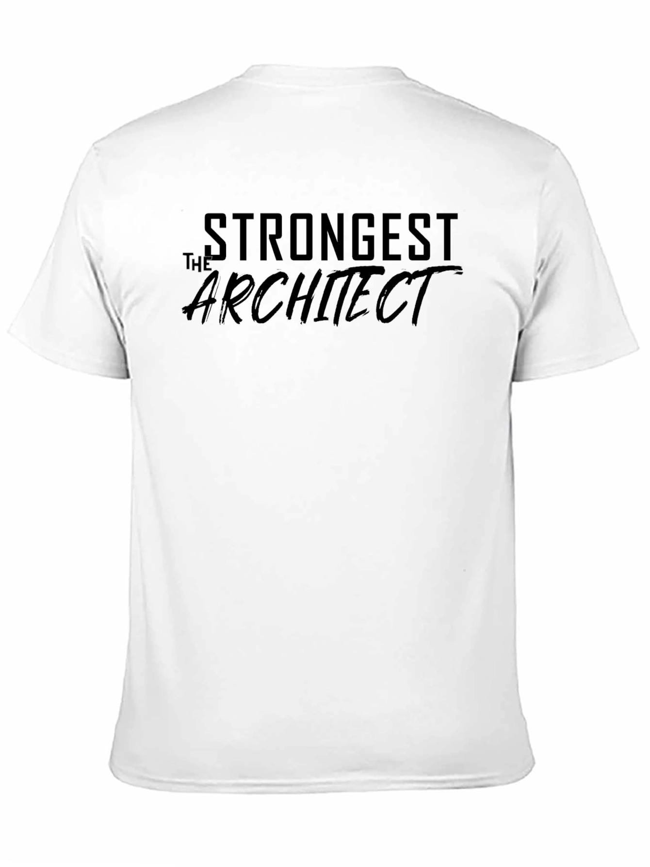 Strongest Architect Graphic Tee - Cool Design