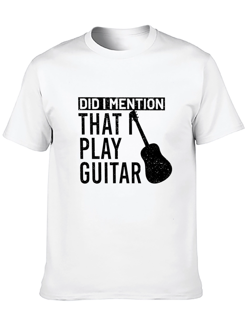 Guitar Player Black T-Shirt