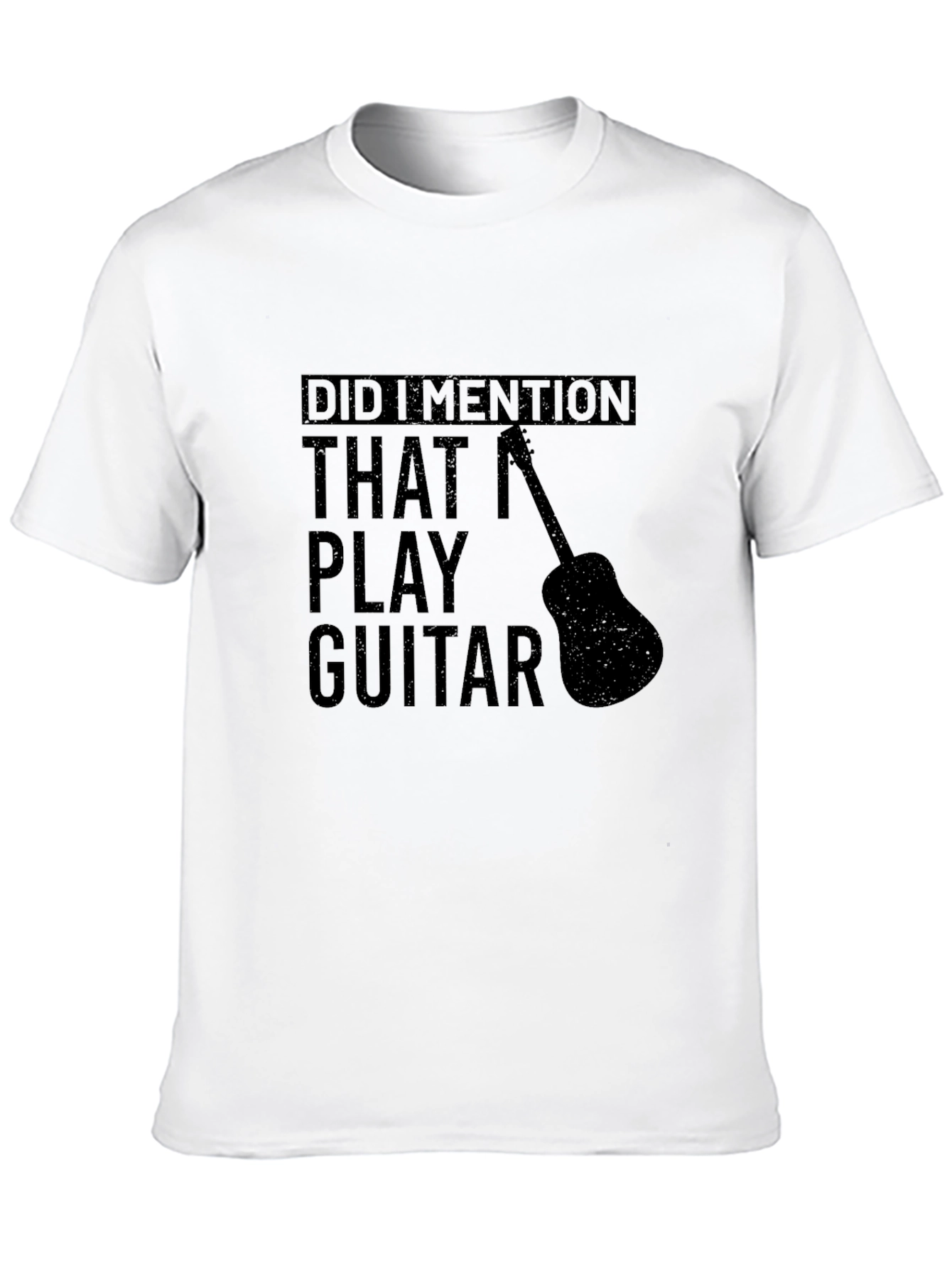 Guitar Player Black T-Shirt