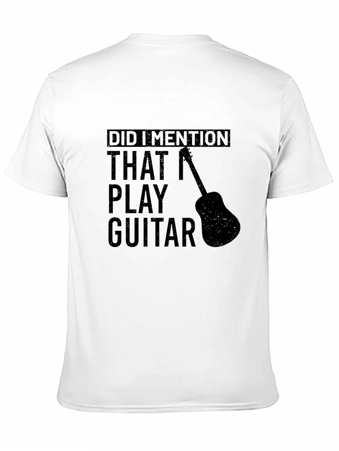 Guitar Player Black T-Shirt