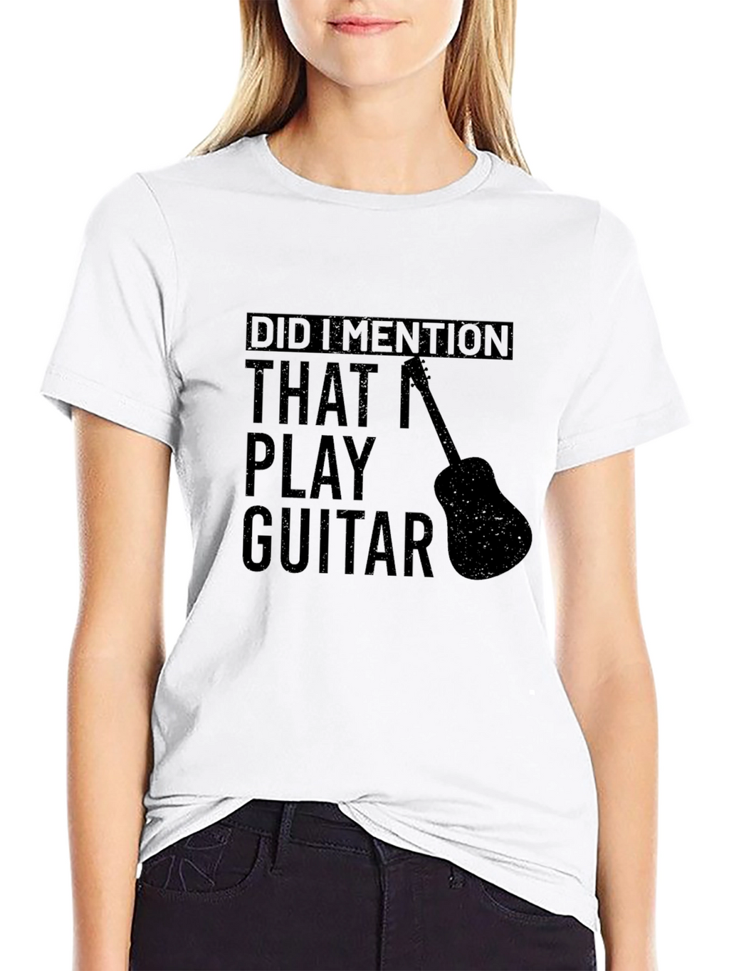 Guitar Player Black T-Shirt