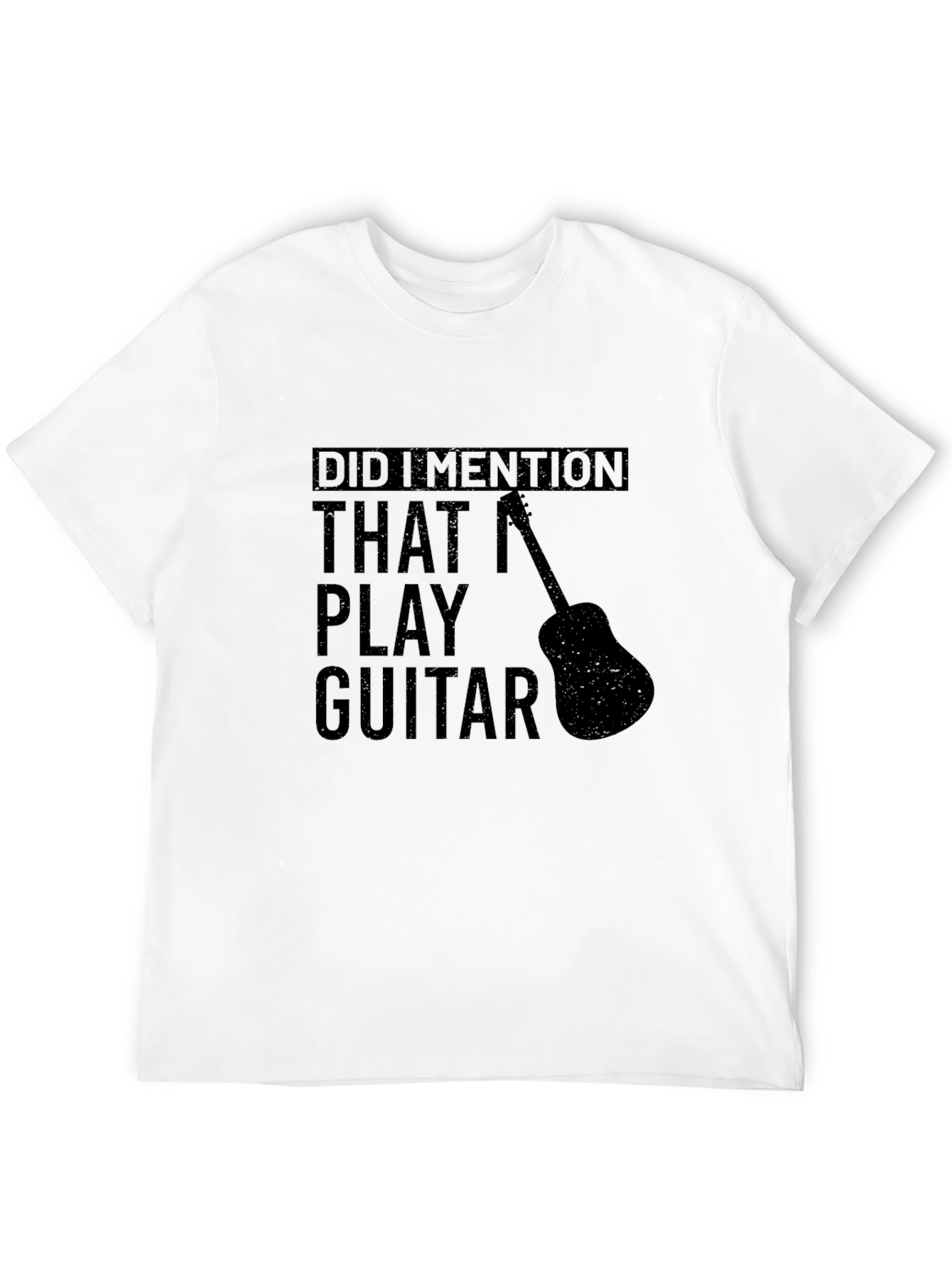 Guitar Player Black T-Shirt