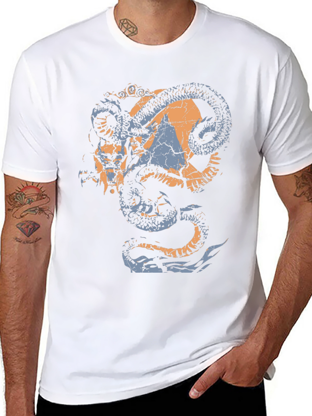 Octopus Kraken Graphic Tee - Black Cotton