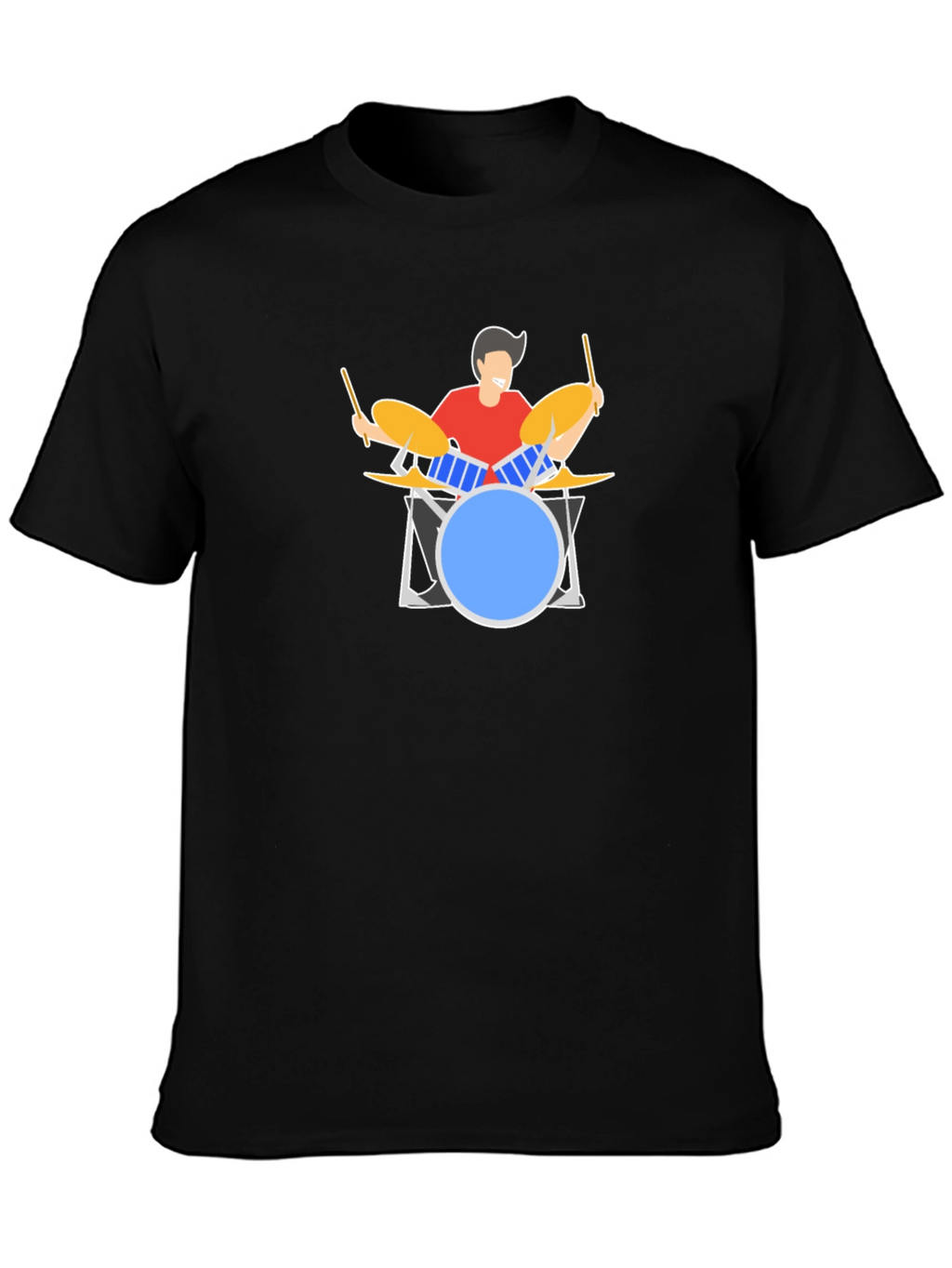Drummer Graphic Tee - Music Lover Gift